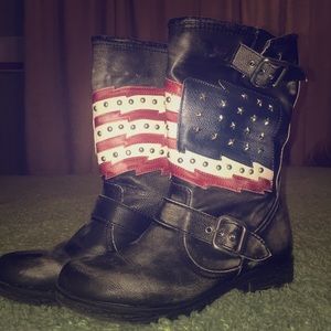 American Flag Boots